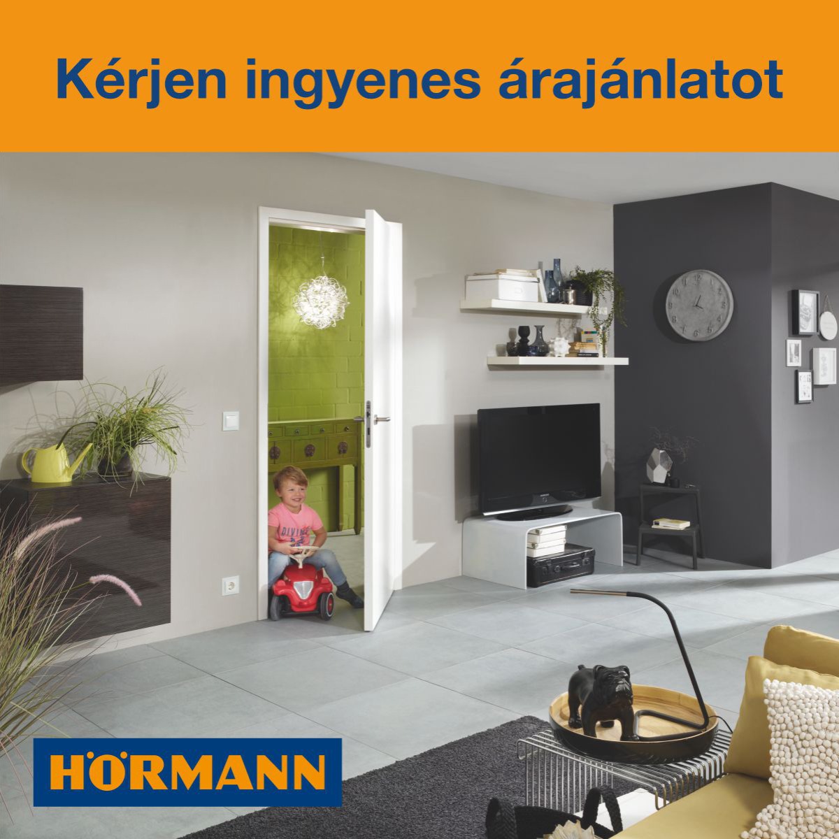 Hörmann garázskapu és ajtó hirdetés