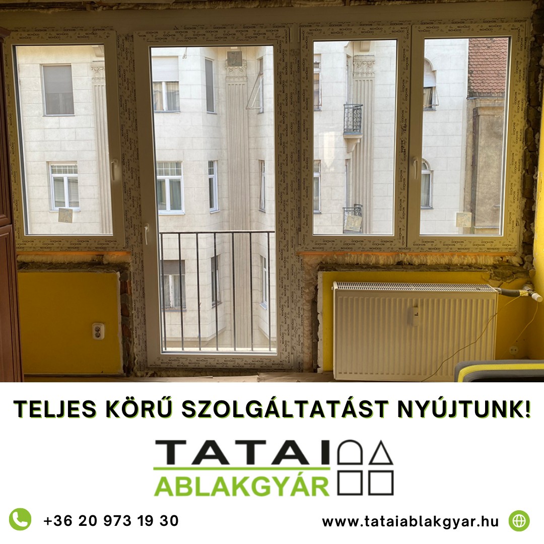 Tatai Ablakgyár hirdetés