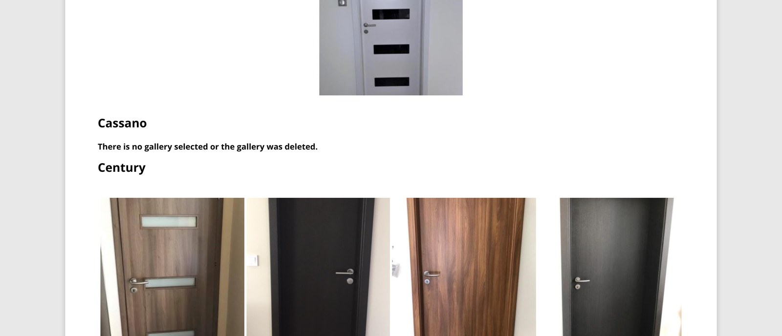Törött galéria a referenciák oldalon