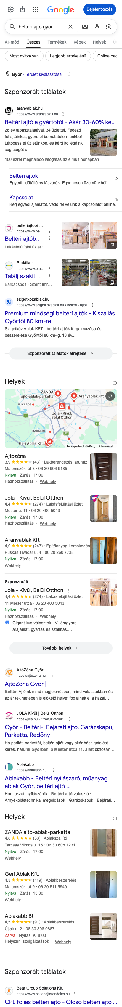 beltéri ajtó győr mobil találati oldal